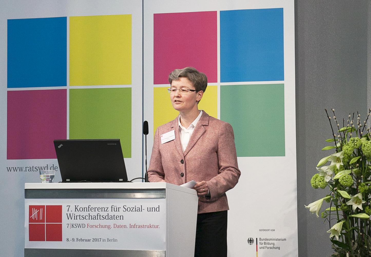 Konferenzeröffnung durch die Vorsitzende des RatSWD, Prof. Regina T. Riphahn, Ph.D.