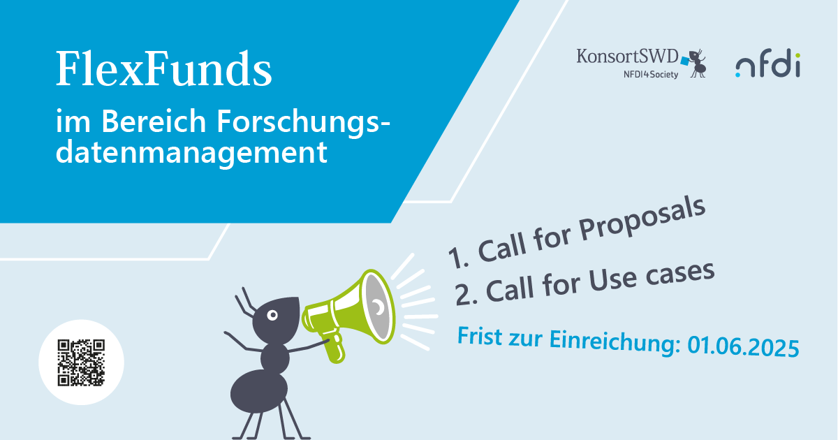 FlexFunds im Bereich Forschungsdatenmanagement - KonsortSWD