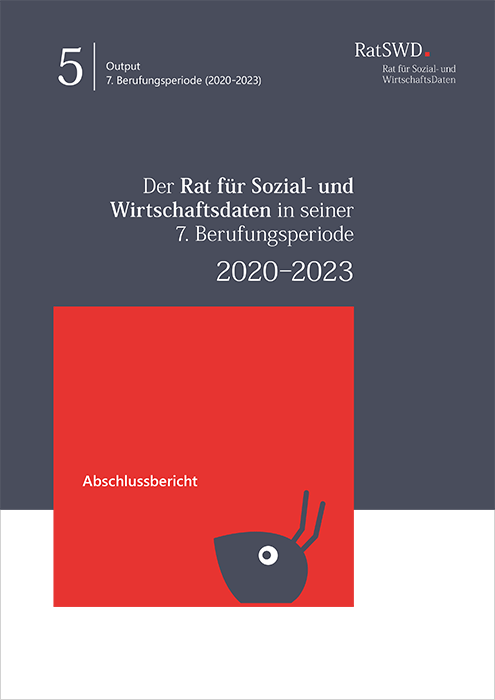Cover RatSWD Abschlussbericht-2020-2023