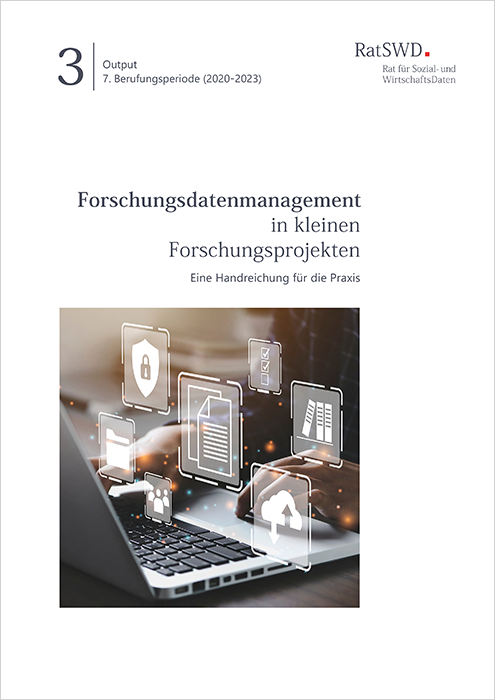 Cover Forschungsdatenmanagement in kleinen Projekten