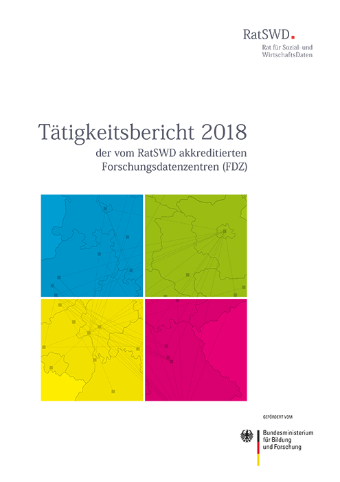 Cover RatSWD Tätigkeitsbericht 2018